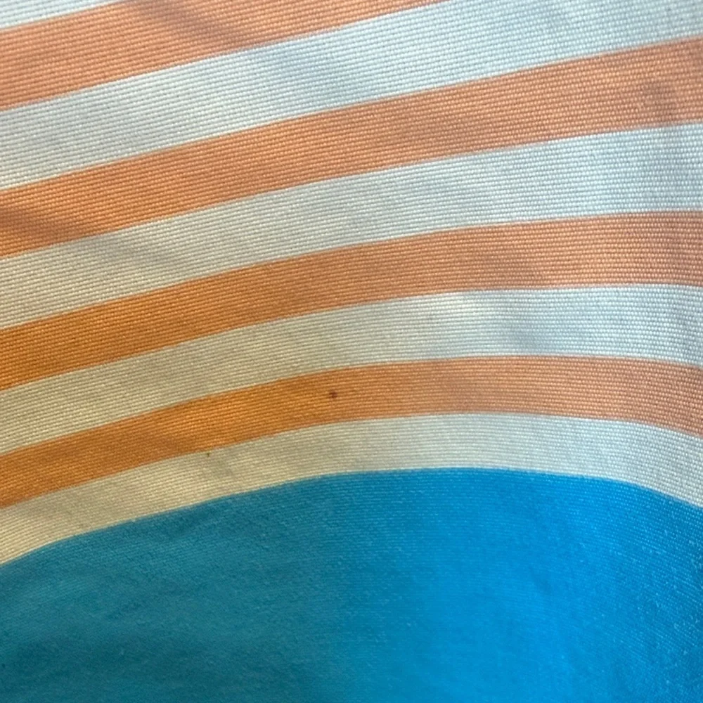 Patagonia Men’s Navy, Teal & Olive Striped Boardshorts